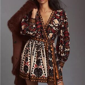 FARM Rio Floral Wrap Dress